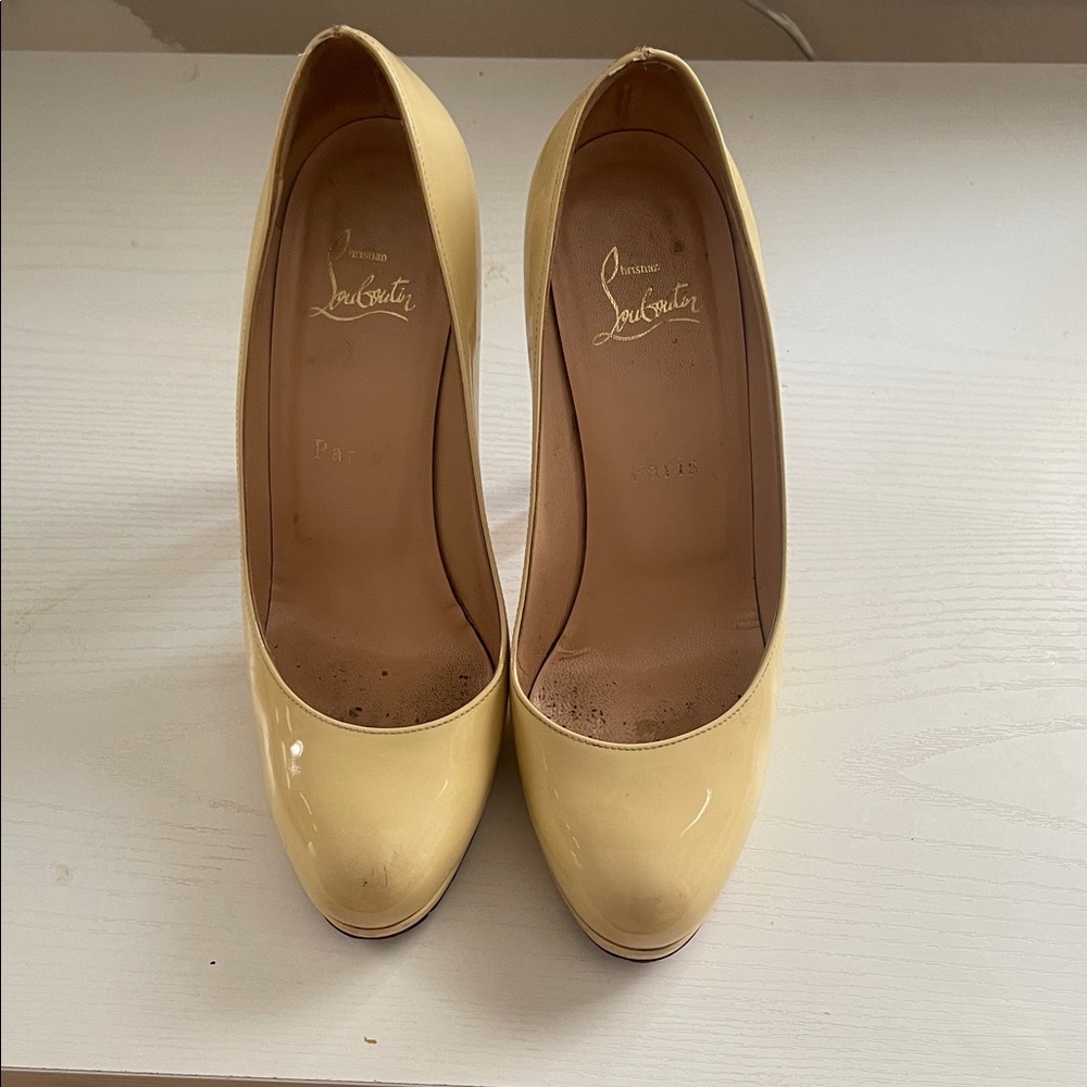 Christian Louboutin Yellow Heels